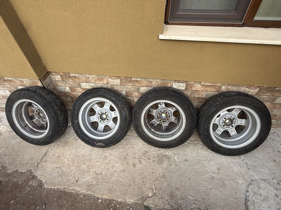 Алуминиеви джанти + зимни гуми  4х100 R14