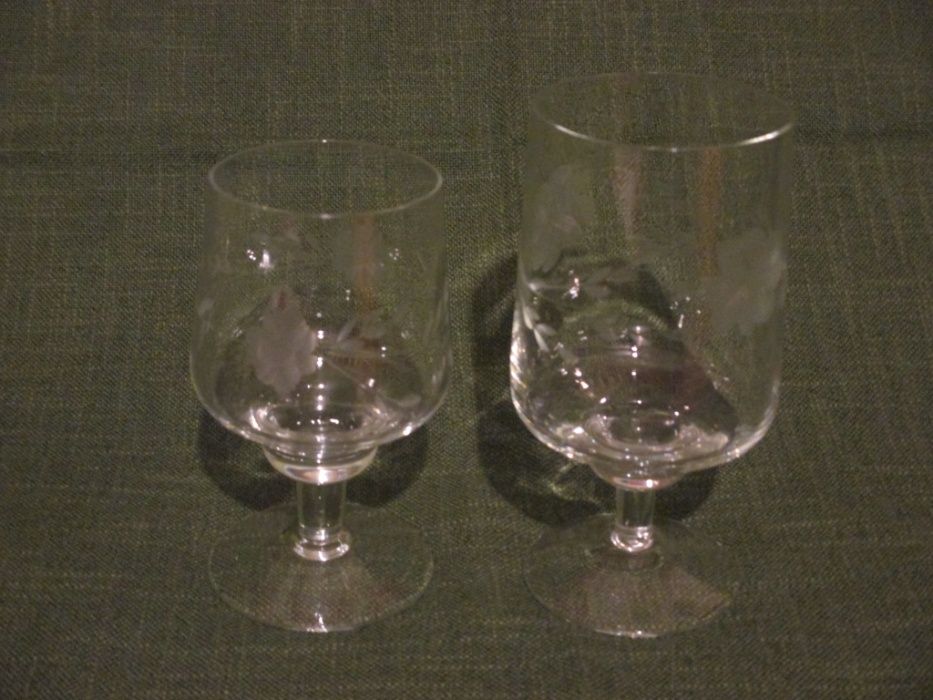 set pahare gravate -180 ml