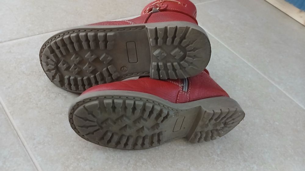 Cizme de piele pentru copii, marimea 32