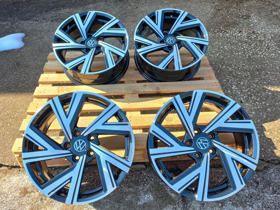 17"Vw 5х112 Golf Gti Gtd Passat Touran Caddy 7.5ж ет40 Чисто Нови