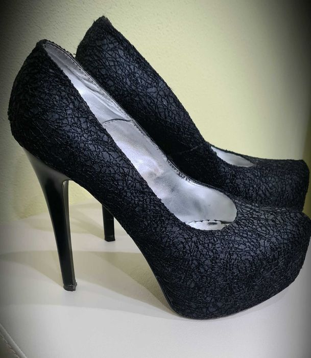 Официални, черни обувки, 40 номер