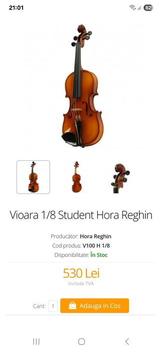 Vioara 1/8 Hora Reghin noua