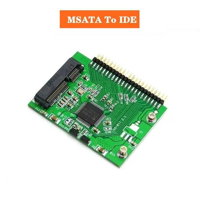 Adaptor convertor SSD mSATA la IDE 44 pini 5V pentru laptop