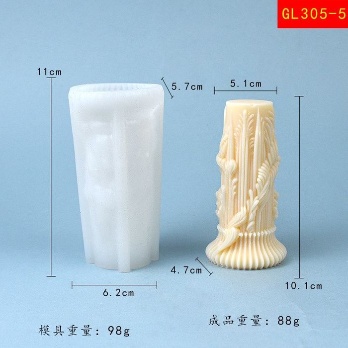 Силиконовая форма для свечей