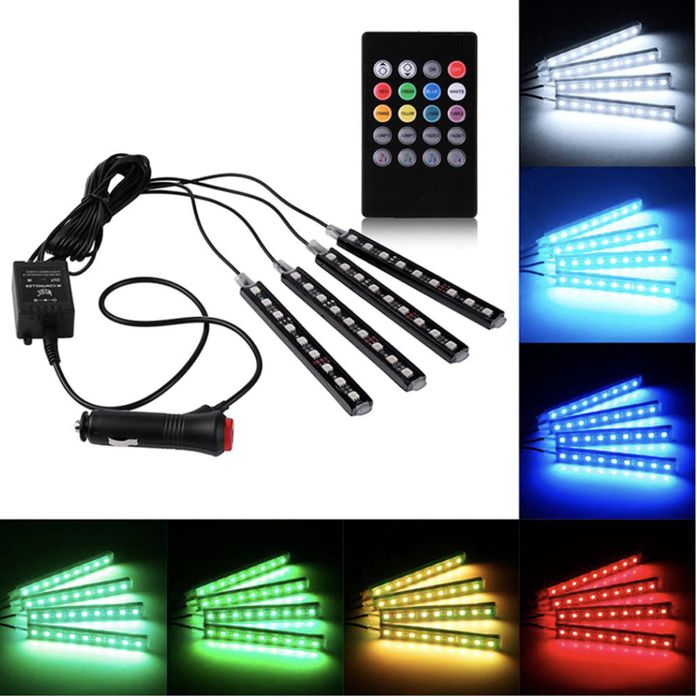 LED ленти за вътрешно осветление на кола