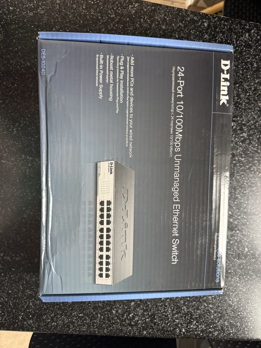 Коммутатор D link DES 1024D 24 порта
