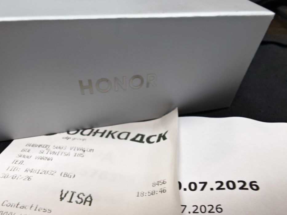 КАТО НОВ 512GB Honor Magic 8 Pro Гаранция Vivacom 2028. Black / Черен