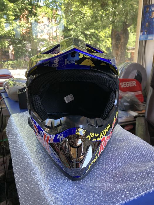 Нова кросова каска RedBull M, Л, Хл/ каска крос