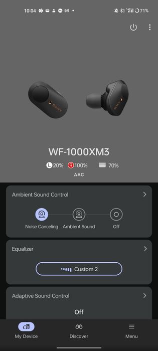 Căști in-ear Sony WF-1000XM3 (mic defect)