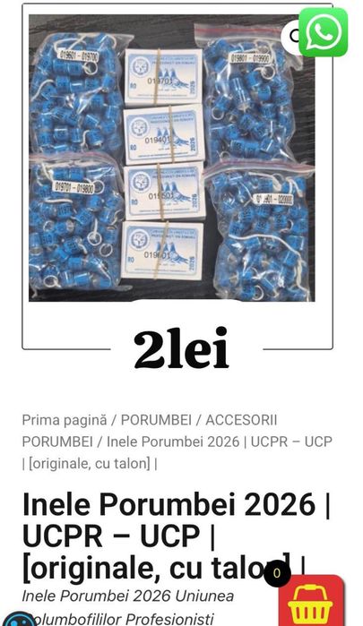 Produse si accesori pentru porumbei
