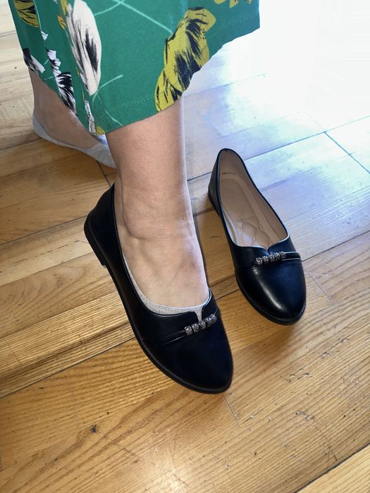Балетки черные 37 р