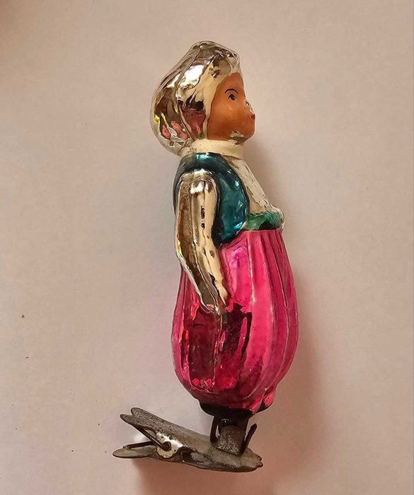 Винтажные советские ёлочные игрушки.