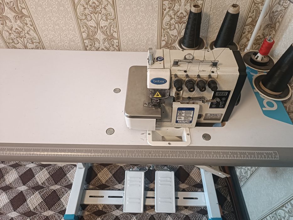 MAQI Q1 to‘g‘ri chok mashinasi va BRITEX overlok sotiladi (To‘plam)