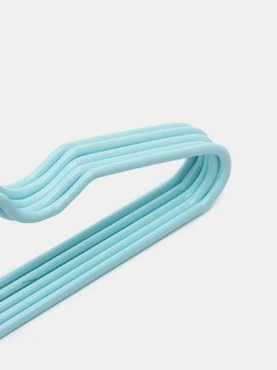 Новые вешалки металлические с гелиевым покрытием, 5 шт, для одежды