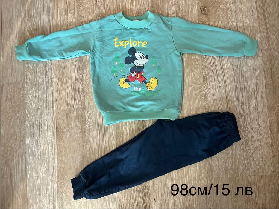 Нови и употребявани комплекти, панталони,блузи,якета за момче 92,98см