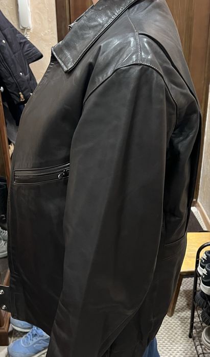 Летная кожаная куртка