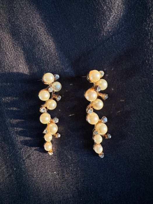 Серьги. Бижутерия. Жемчуг и камни. На выпускной/вечерние