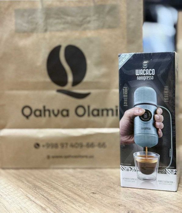 Кофеварка "Wacaco" Nanopresso. Kofemashina "Wacaco" Nanopresso.