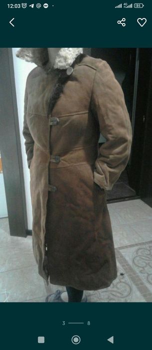 Продам полушубок из овчины.