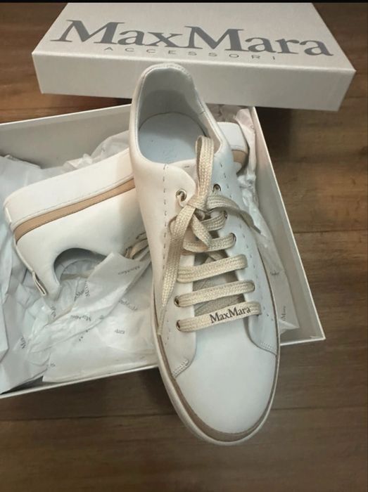 Max Mara Sneakers Tuner alb, noi, 38 1/2