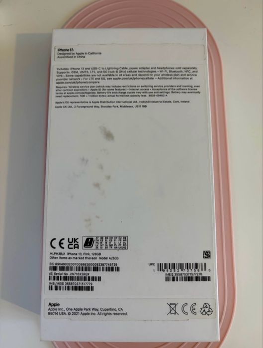 Iphone 13 pink 128 gb