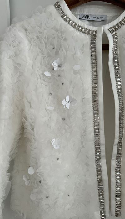 Бяло Сако(болеро) Zara