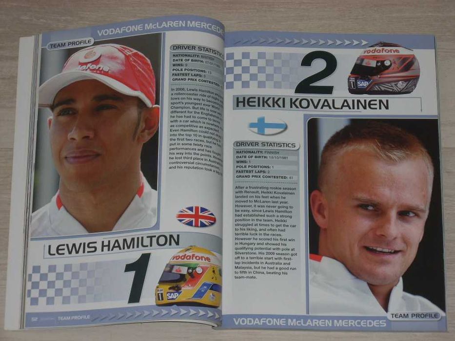 Оригинално списание от Формула 1 голяма награда на Великобритания 2009