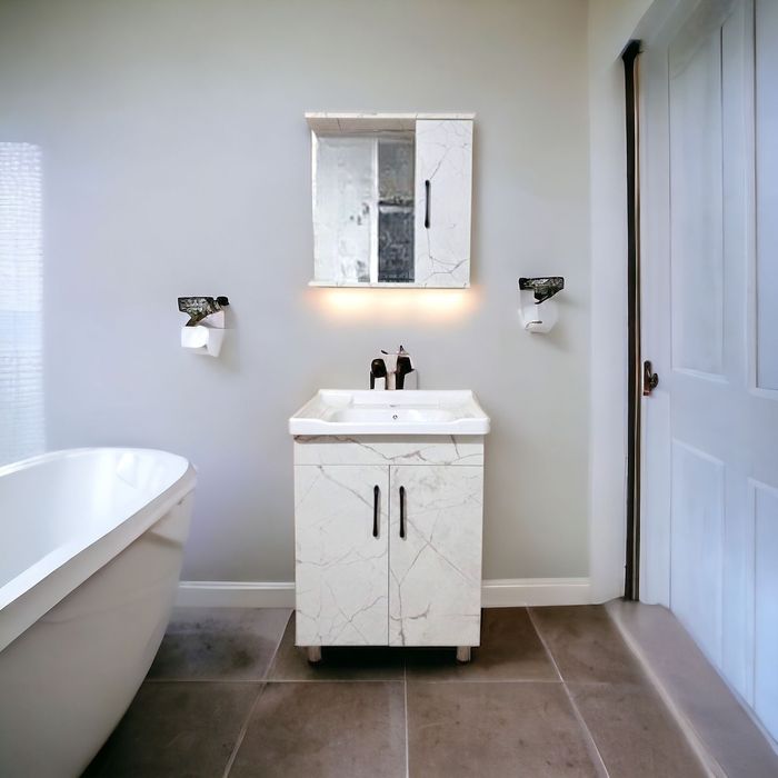 Тумба раковина зеркало