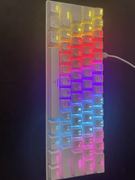 Vand tastatura mecanica white shark shinobi