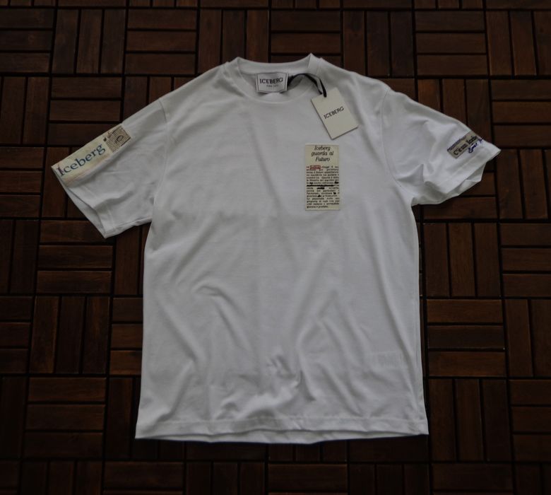 Мъжка тениска Iceberg White T-shirt