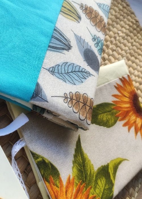 Ръчно шит калъф за книга