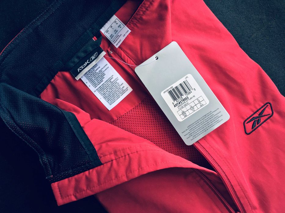 DEADSTOCK 2008 REEBOK® RBK® Lightweight Running Men's Track Jacket — L