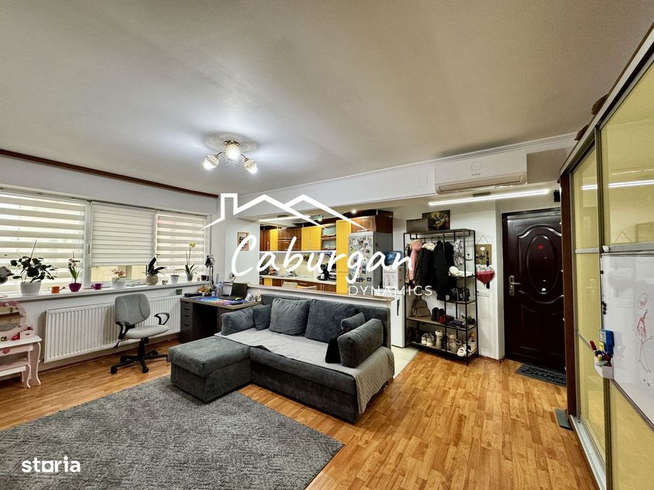 Apartament cu 2 camere, 46mp utili, mobilat, bloc cu lift, Turnisor