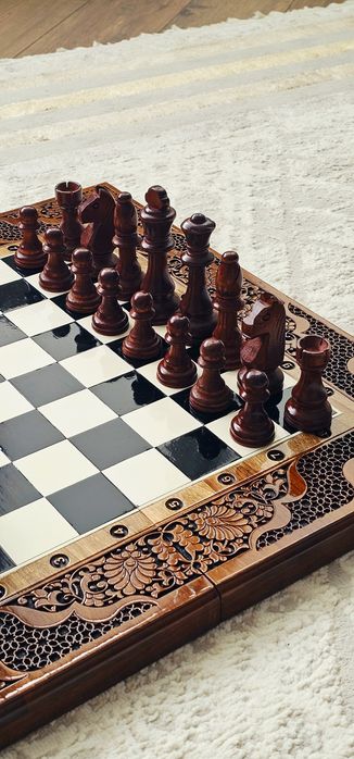 Шахматы подарочные - ручная работа.