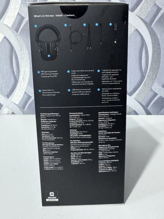 Logitech G Pro наушники