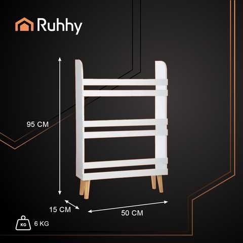 Детска етажерка за играчки и книги, дървена/Детска библиотека за книги