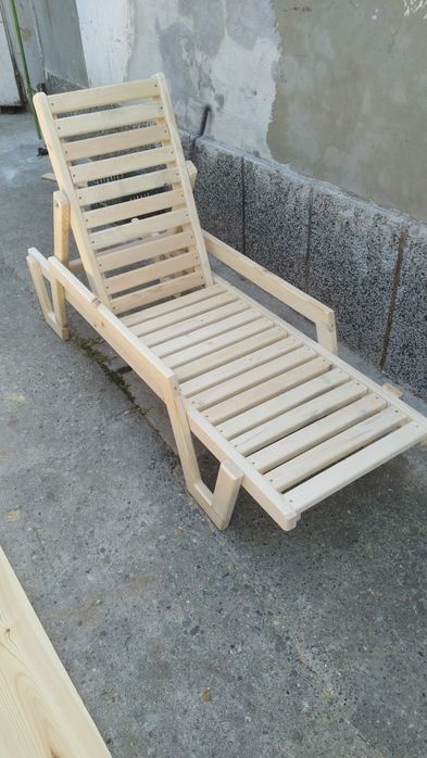 Стойка  за хамак дървен шезлонг