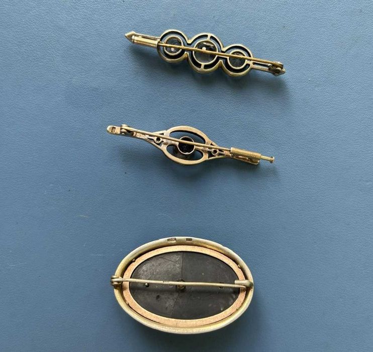 Броши серебро 875 пробы СССР