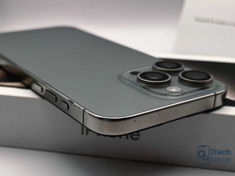 iPhone 15 Pro MAX, 256GB, Natural, 100% батерия, ОТЛИЧЕН, ГАРАНЦИЯ!