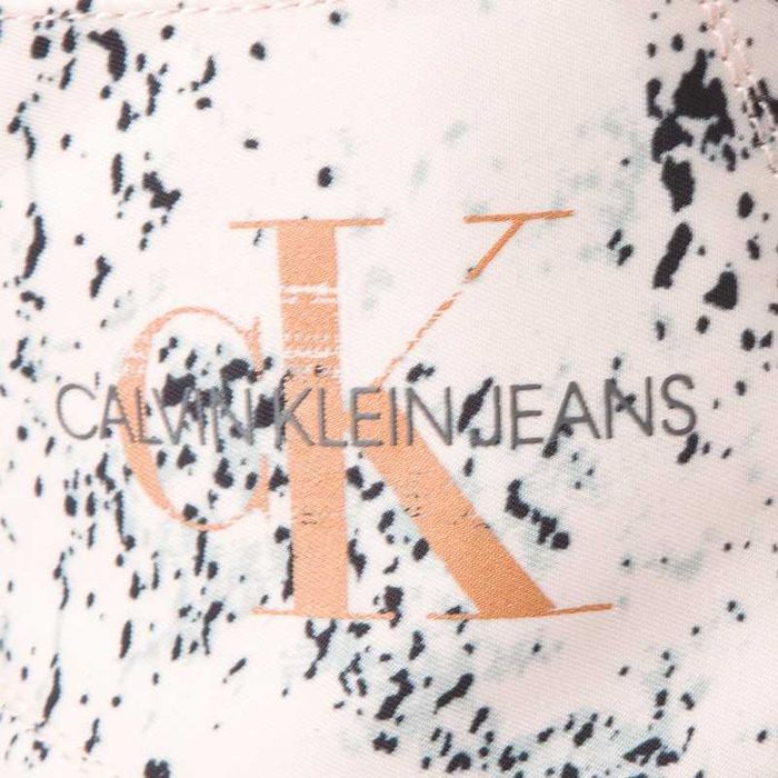 %ПРОМО% CALVIN KLEIN № 38 – Дамски сникърси "PALE PINK & BLACK" нови