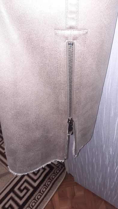 Одежда, дубленка облегченая