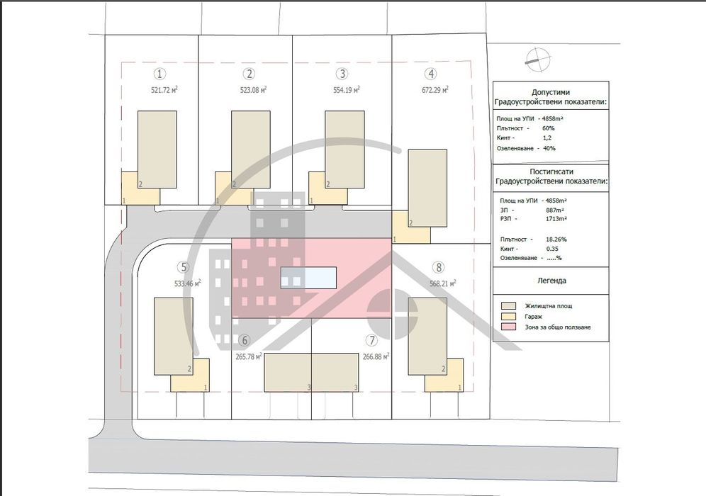 Продава се Парцел в с. Безводица, Област Добрич - 4858 кв.м за 8 €/кв.м - Снимка #2
