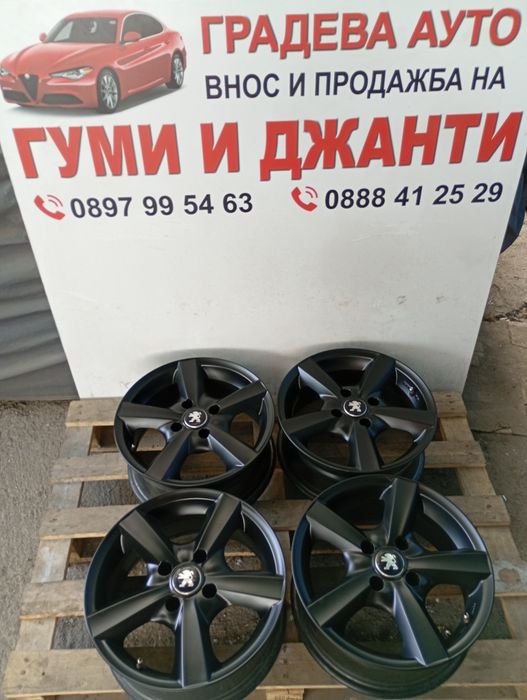 Перфектни Dezent 15-4x108 ET25 6.5j Пежо 207