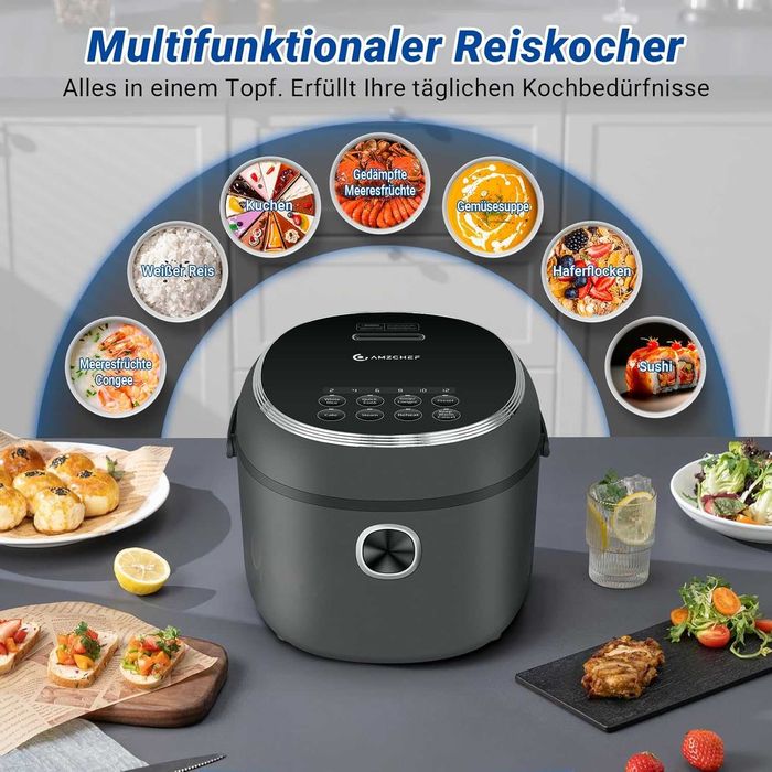 Уред за готвене на ориз AMZCHEF Rice Cooker 4L,Гаранция