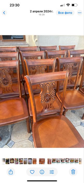 Продам стулья дереввянние б/у в отличном систояние