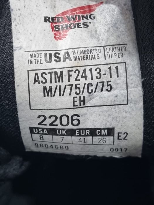 Продам спецобувь фирмы Red Wings