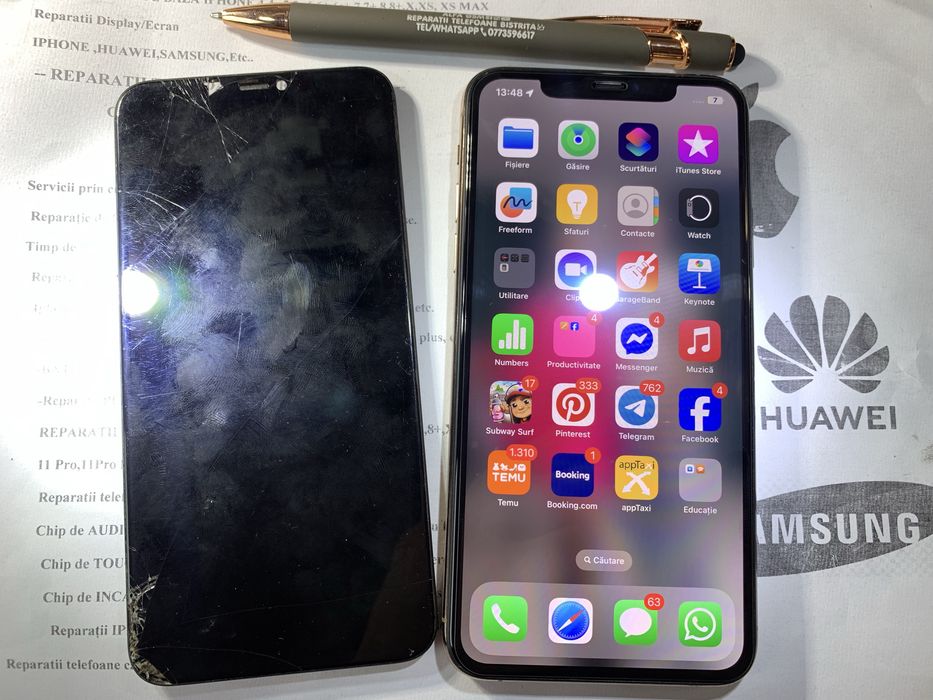 Reparatii IPhone Bistrita. Display , baterie , placa de baza IPhone, timp de reparatie 40 Min.