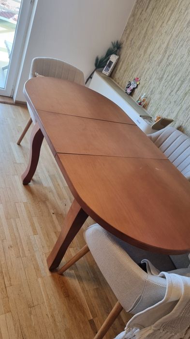 Трапезна маса масив дърво бук