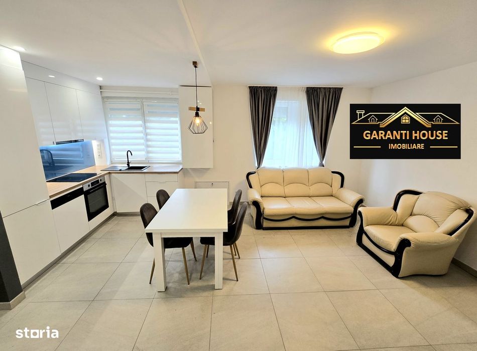 Zona Bizo, apartament cu 2 camere, etaj 1, mobilat si utilat, 370€