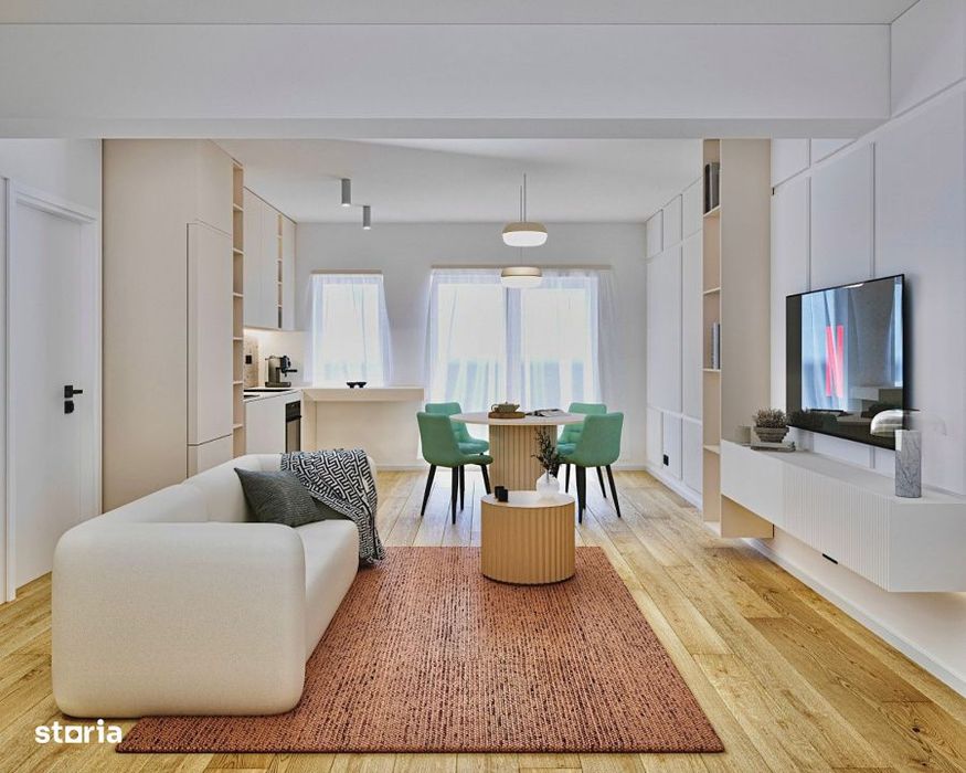 Apartament mobilat, balcon, etaj 1, zona Vivo — fotografia 1